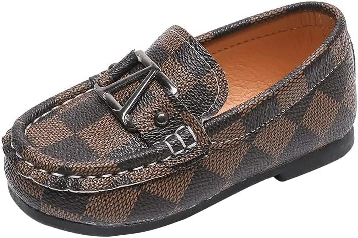 Luxury Kids Italian Loafer Dress Shoes Boys Elegant Shoes