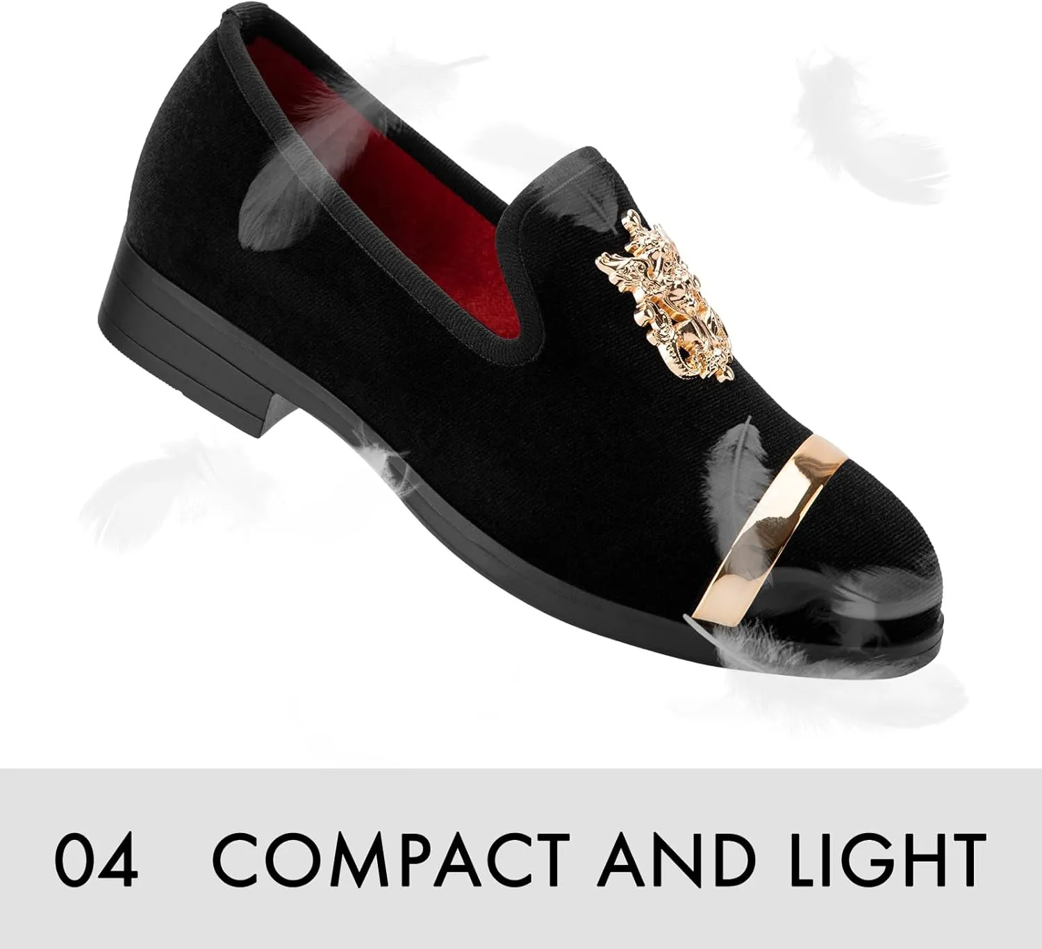 Meijiana Boy's Loafers Slip-On Dress Shoes Dress Formal Tuxedo Shoes