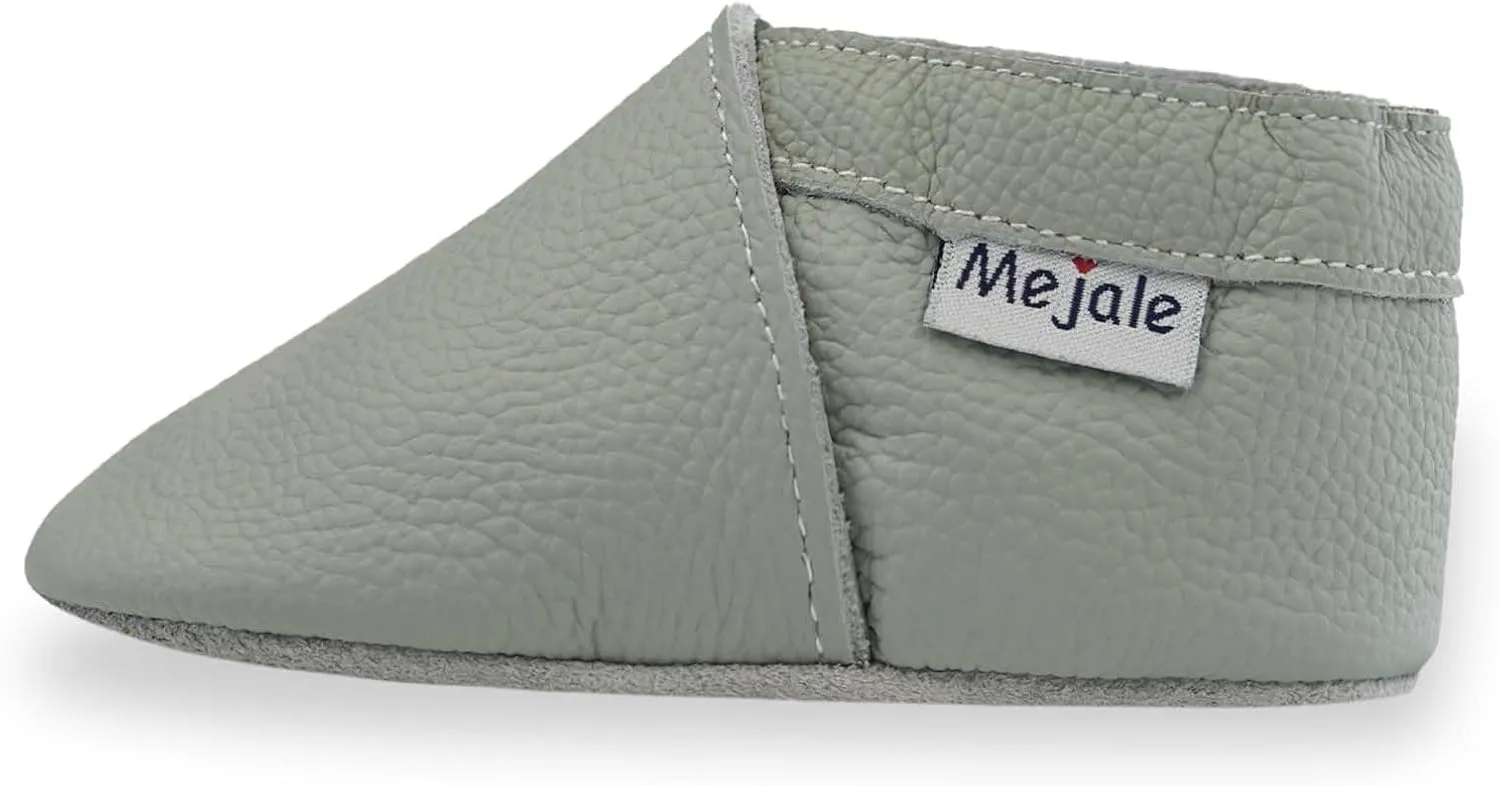 Mejale Baby Boy Girl Shoes Soft Soled Leather Moccasins Anti-Skid Infant Toddler Prewalker