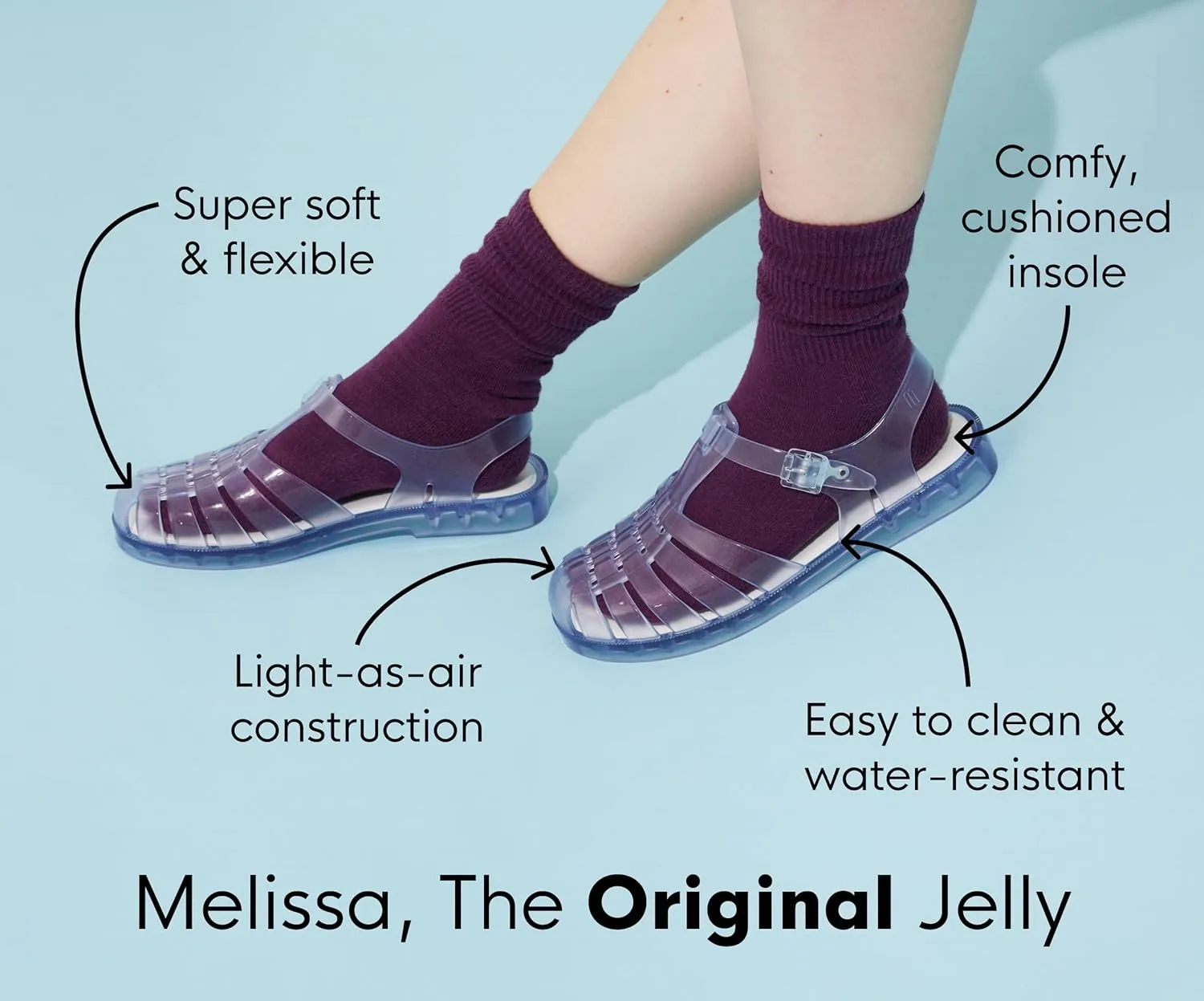 Melissa Cozy Connection Slide - Women's Fashion Sandals with Snakeskin Textural Pattern, Adjustable Buckle - Lightweight EVA Lug Sole - Stylish and Comfortable Slides