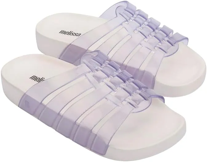 Melissa Possession Slides for Women - Flat Jelly-Style Comfort with Fisherman Design - 100% PVC Upper, 100% EVA Sole, Bubblegum Scent - Chic Summer Sandals for Women