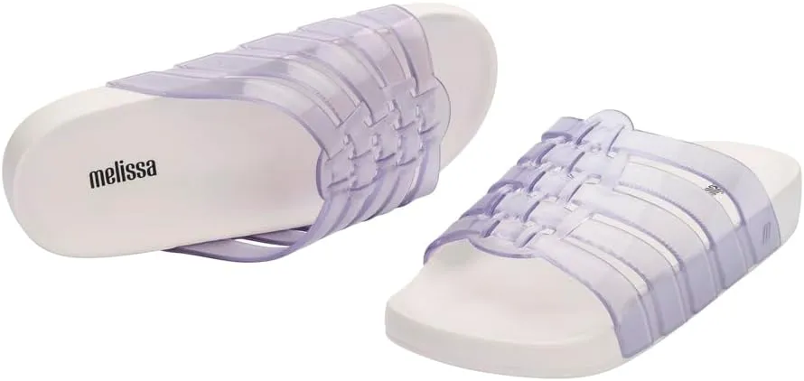 Melissa Possession Slides for Women - Flat Jelly-Style Comfort with Fisherman Design - 100% PVC Upper, 100% EVA Sole, Bubblegum Scent - Chic Summer Sandals for Women