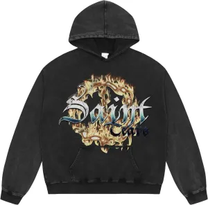 Men's 3D Graphic Print Hooded Casual Oversized Hoodies Pink&Grey Mix Special Color Long Sleeve For Unisex