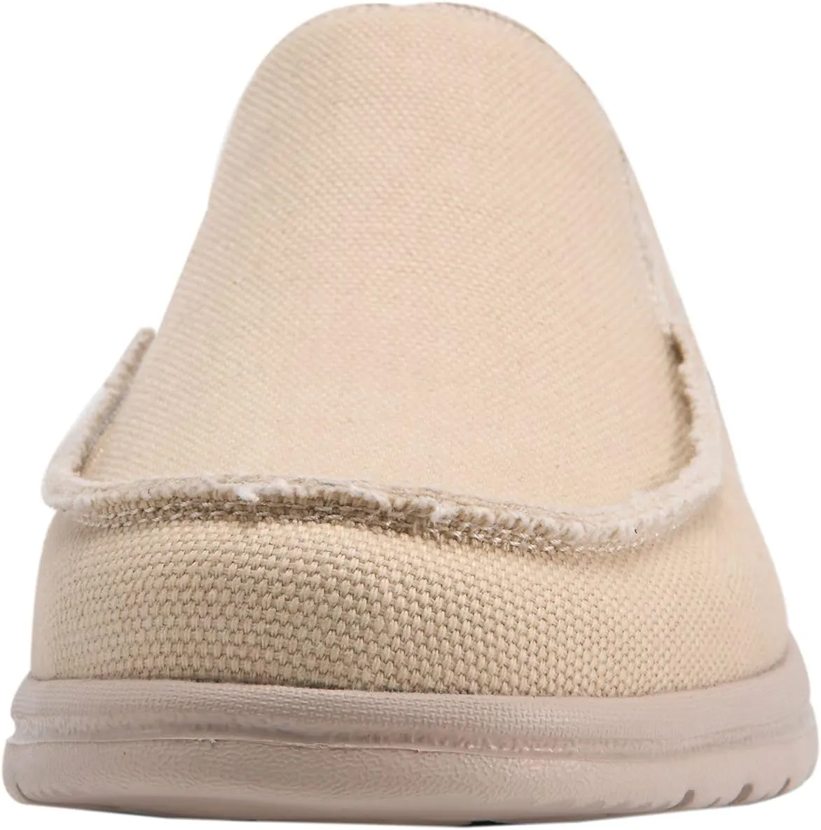 Mens Canvas Shoes Slip On Loafers Deck Shoes Walking Lightweight Causal Slip-ons