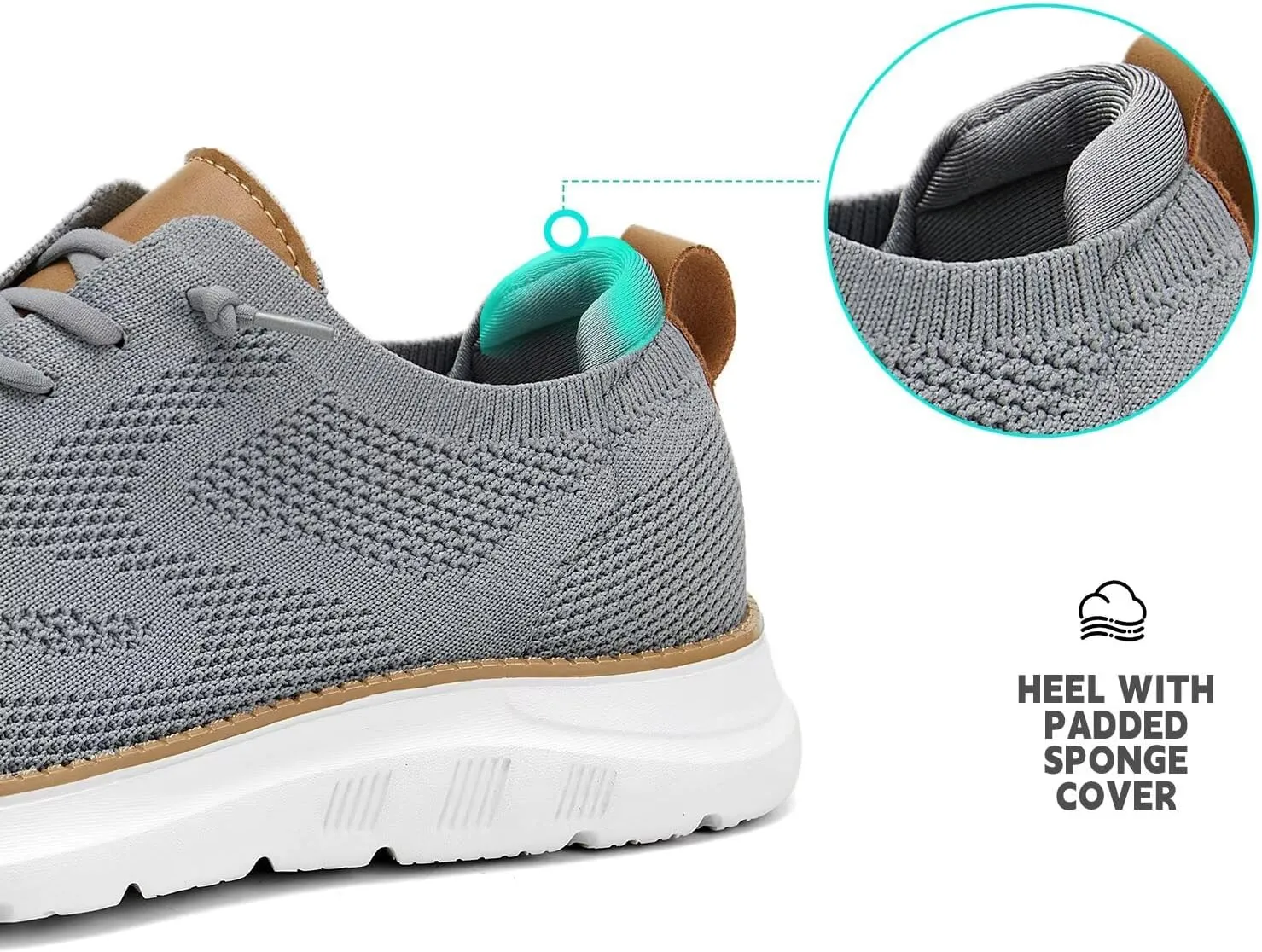 Mens Casual Dress Oxfords Shoes Fashion Mesh Business Walking Work Slip on Sneakers Comfortable Lightweight Soft Sole