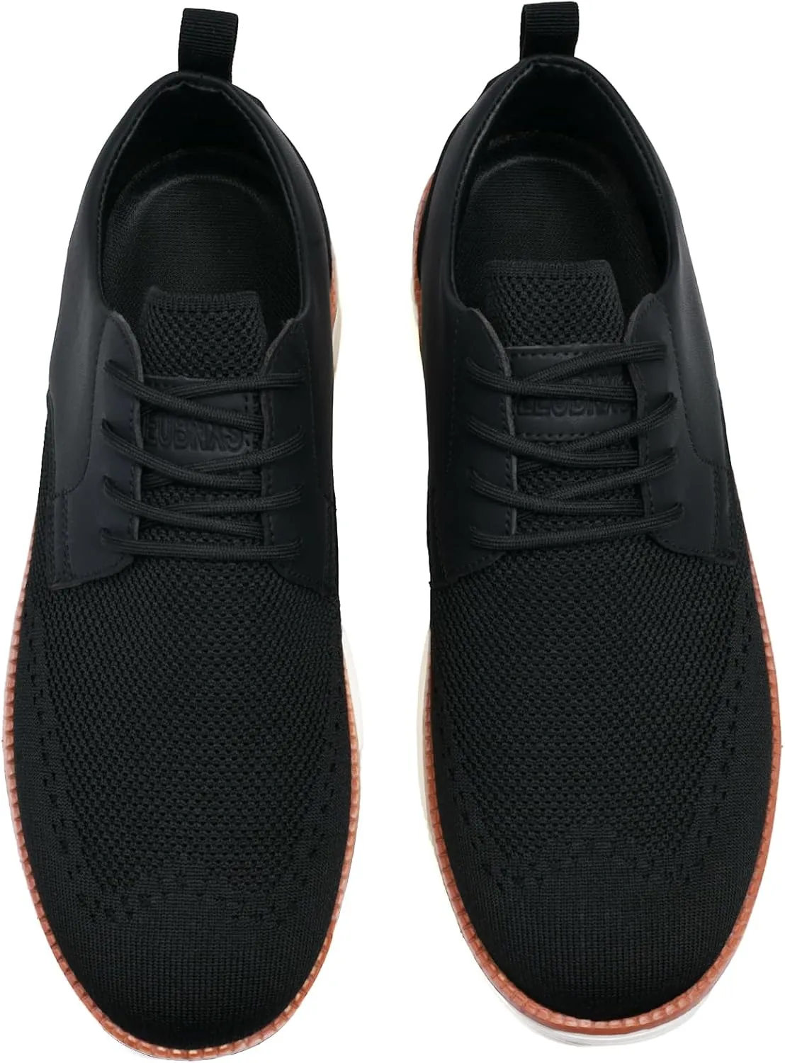 Men's Casual Dress Oxfords Shoes Knit Fashion Dress Sneakers for Business Formal Daily Walking