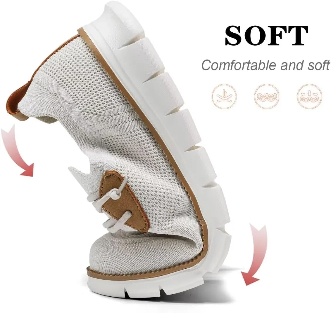 Mens Casual Loafers Shoes Slip On Fashion Walking Dress Sneakers Business Oxfords Work Lightweight Soft Sole Zapatos