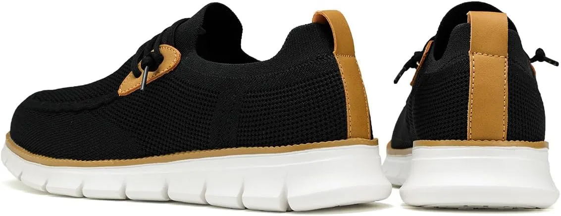 Mens Casual Loafers Shoes Slip On Fashion Walking Dress Sneakers Business Oxfords Work Lightweight Soft Sole Zapatos