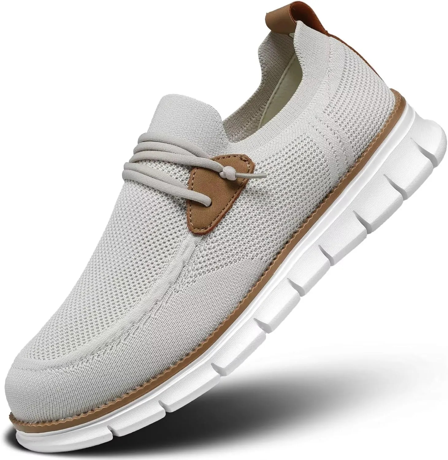 Mens Casual Loafers Shoes Slip On Fashion Walking Dress Sneakers Business Oxfords Work Lightweight Soft Sole Zapatos