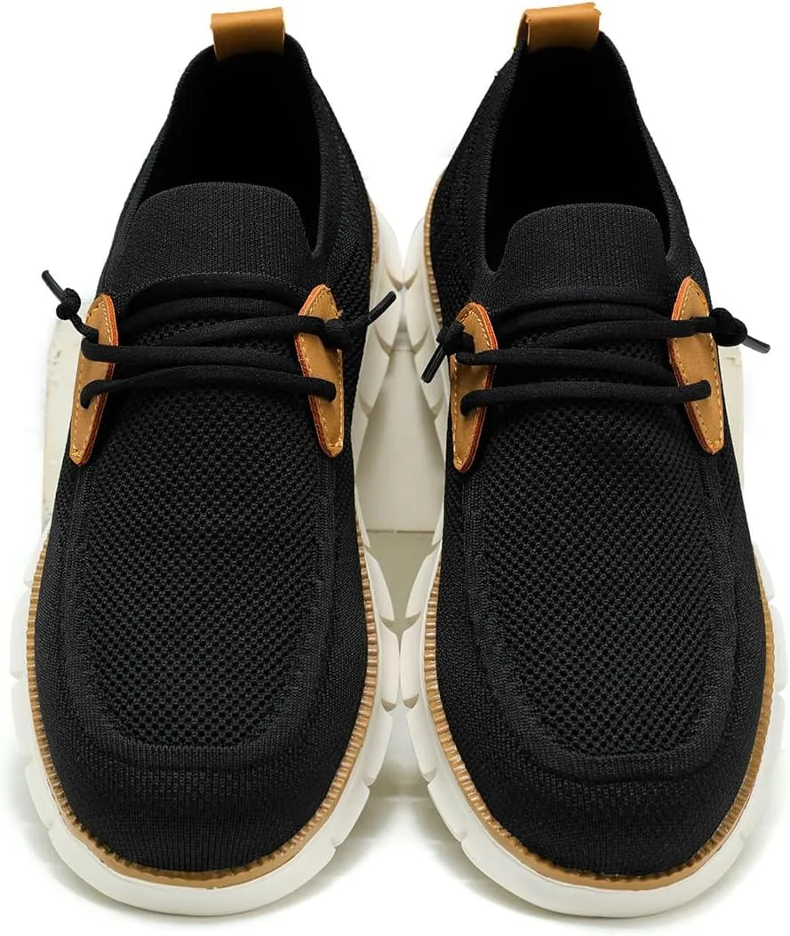 Mens Casual Loafers Shoes Slip On Fashion Walking Dress Sneakers Business Oxfords Work Lightweight Soft Sole Zapatos