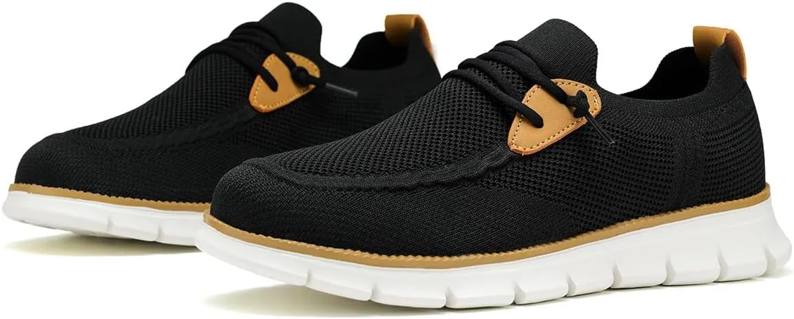 Mens Casual Loafers Shoes Slip On Fashion Walking Dress Sneakers Business Oxfords Work Lightweight Soft Sole Zapatos