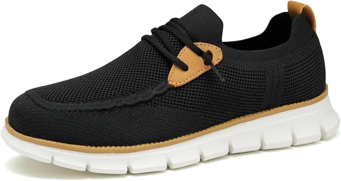 Mens Casual Loafers Shoes Slip On Fashion Walking Dress Sneakers Business Oxfords Work Lightweight Soft Sole Zapatos