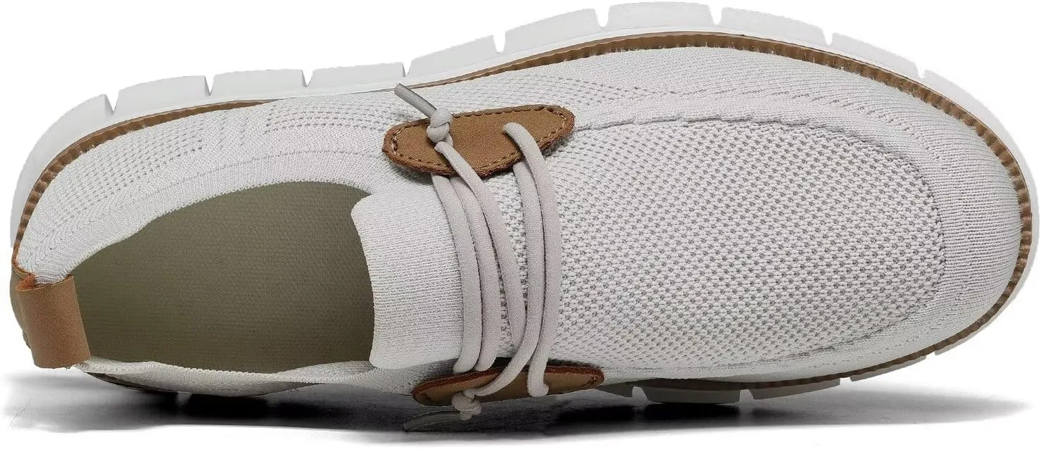 Mens Casual Loafers Shoes Slip On Fashion Walking Dress Sneakers Business Oxfords Work Lightweight Soft Sole Zapatos