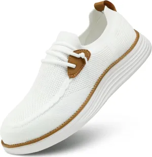 Mens Casual Loafers Shoes Slip On Fashion Walking Dress Sneakers Business Oxfords Work Lightweight Soft Sole