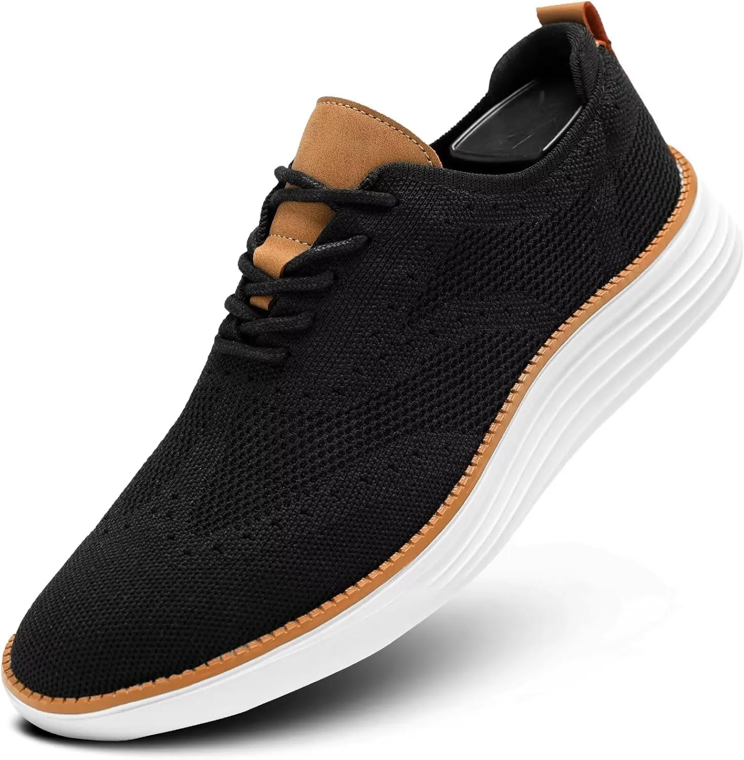 Mens Casual Loafers Shoes Slip On Walking Dress Sneakers Mesh Business Oxfords Work Lightweight Soft Sole Zapatos