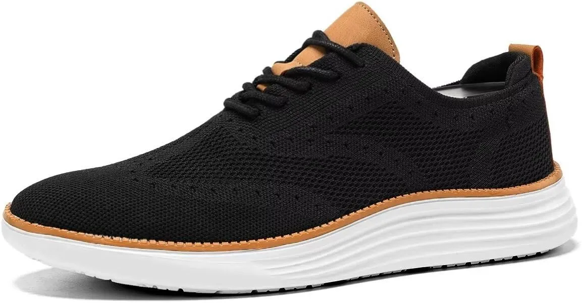 Mens Casual Loafers Shoes Slip On Walking Dress Sneakers Mesh Business Oxfords Work Lightweight Soft Sole Zapatos