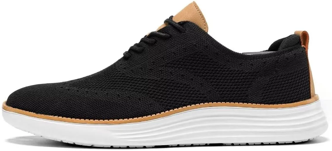 Mens Casual Loafers Shoes Slip On Walking Dress Sneakers Mesh Business Oxfords Work Lightweight Soft Sole Zapatos