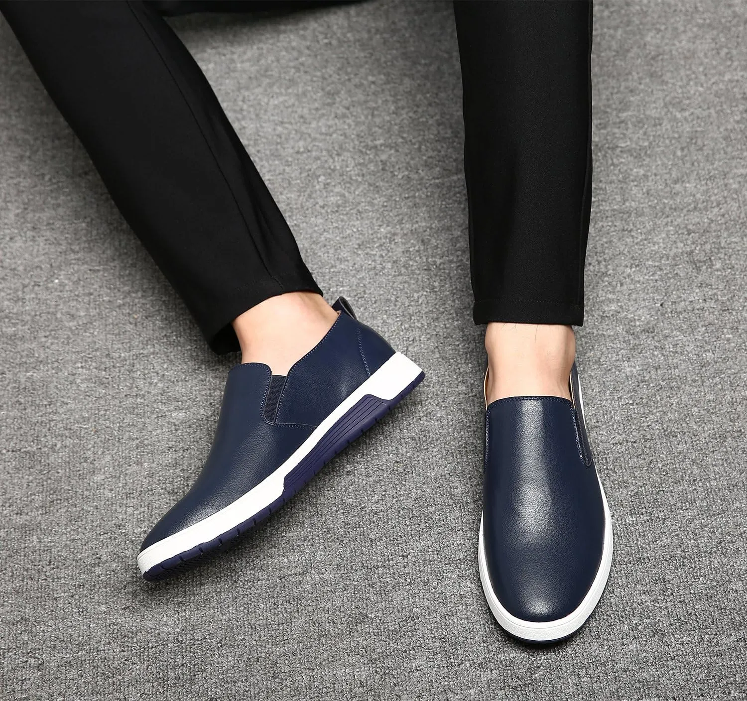 Men's Casual Lofer Shoes Slip On Fashion Sneakers
