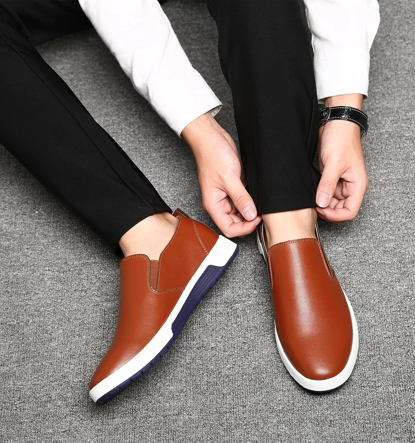 Men's Casual Lofer Shoes Slip On Fashion Sneakers