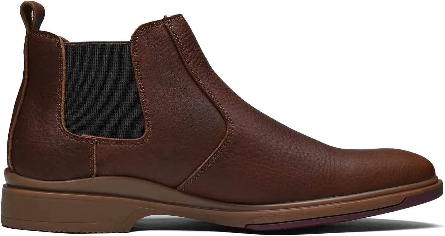 Men's Chelsea Dress Boots Comfortable Leather Slip On Ankle Boots For Casual & Formal Occasions