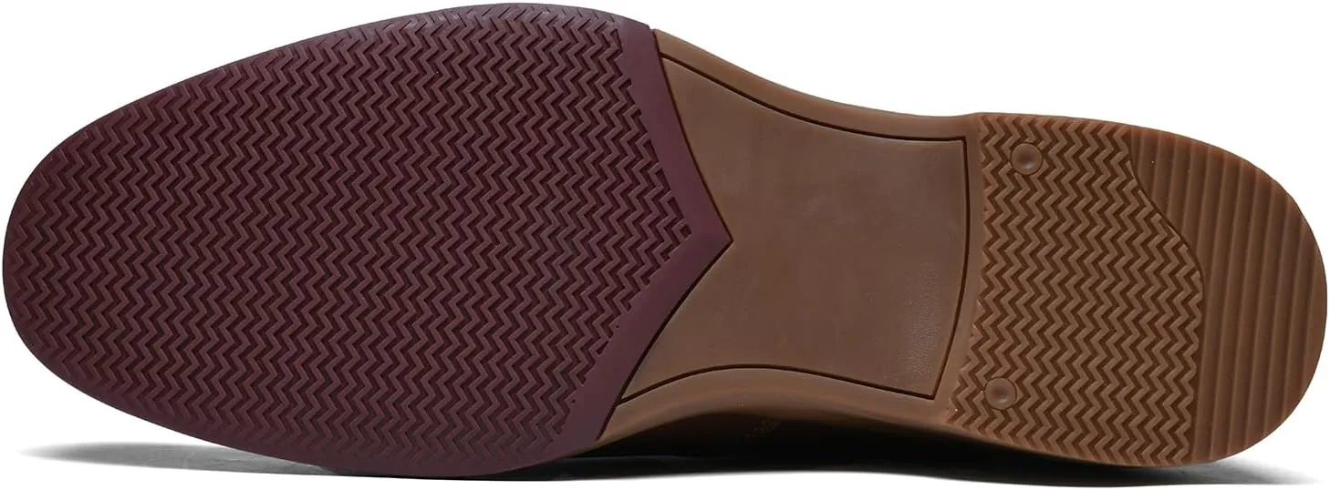 Men's Chelsea Dress Boots Comfortable Leather Slip On Ankle Boots For Casual & Formal Occasions
