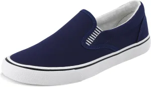 Mens Classic Canvas Shoes Slip on Sneakers Loafers Shoes Casual Fashion Shoes