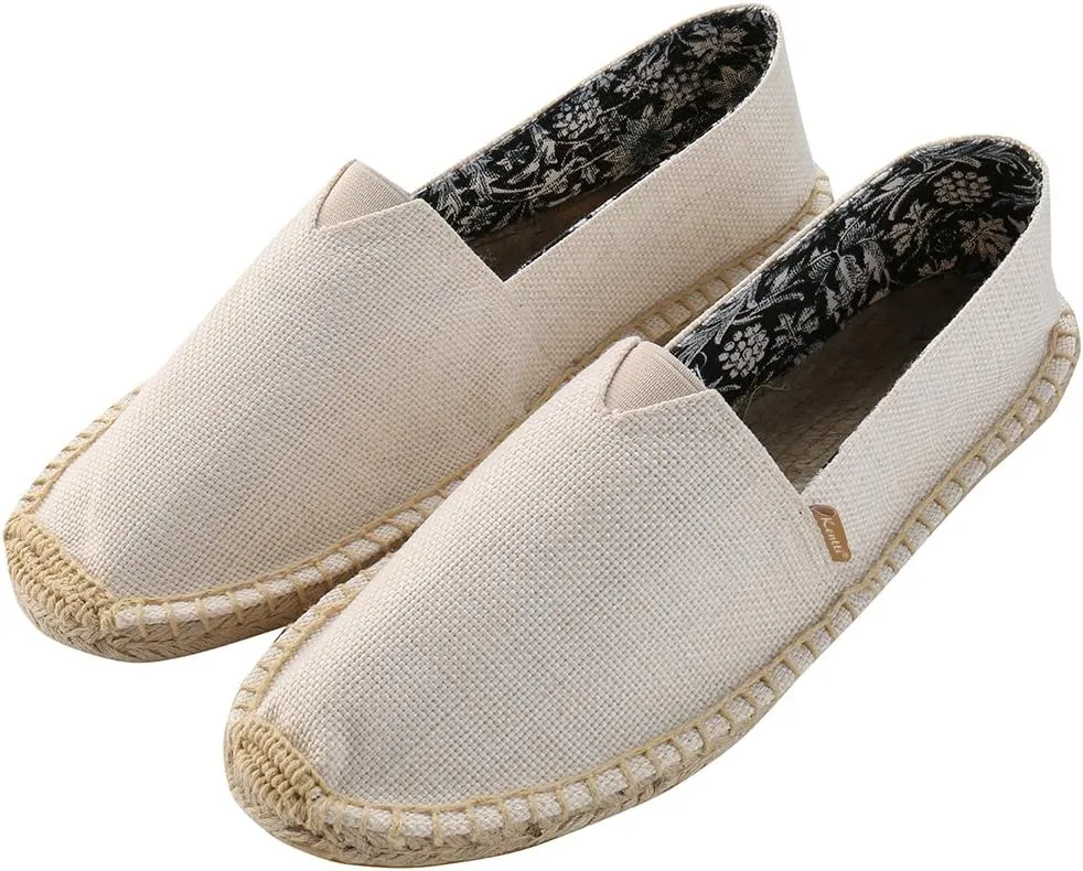 Men's Classic Slip on Flat Espadrilles
