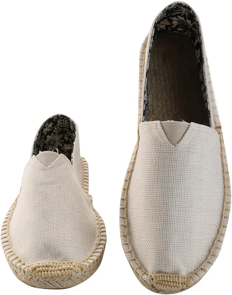 Men's Classic Slip on Flat Espadrilles