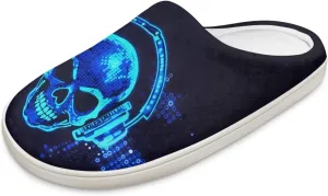 Men's Cozy Fluffy Slippers Slip On Warm Sandals Casual Non Slip House Shoes Indoor Winter Slippers SizeUS 4-15