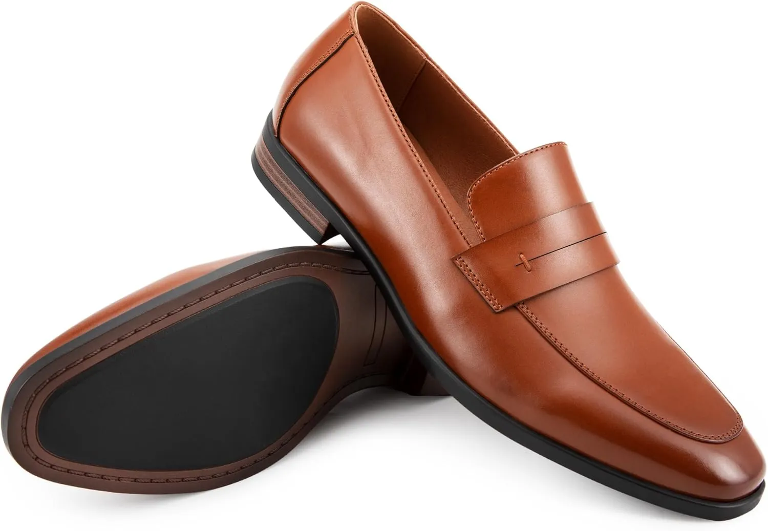 Men's Formal Penny Loafers Classic Slip-On Dress Shoes