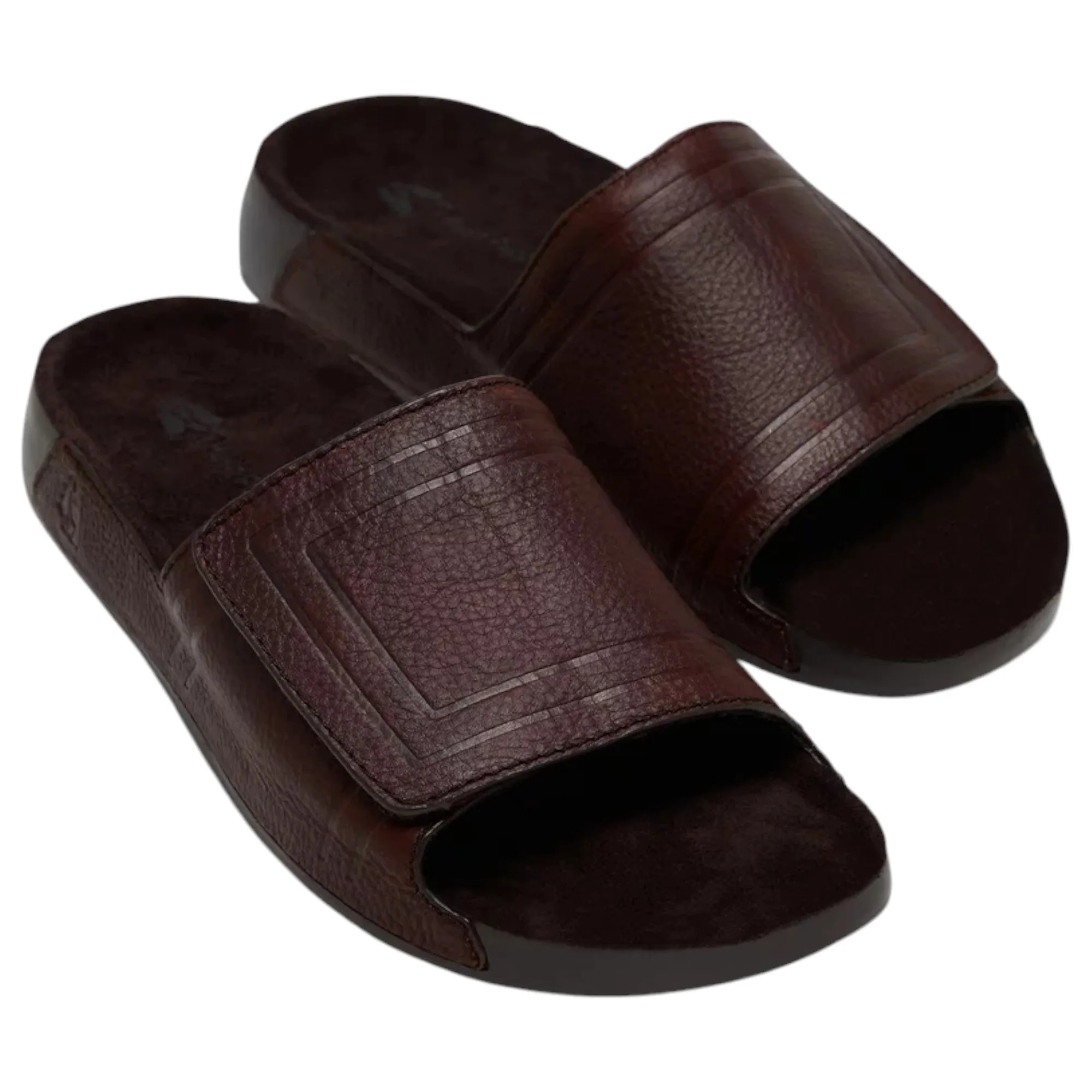 Mens Hush Puppies Hammock Slides Brown