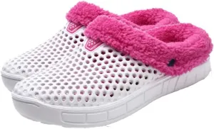 men's Lined Clog Breathable Mesh Lining Indoor Outdoor Walking Garden Clogs Winter Slippers