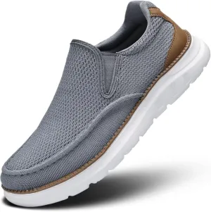 Mens Loafers Slip On Boat Shoes Casual Walking Dress Sneakers Mesh Business Oxfords Work Lightweight Soft Sole