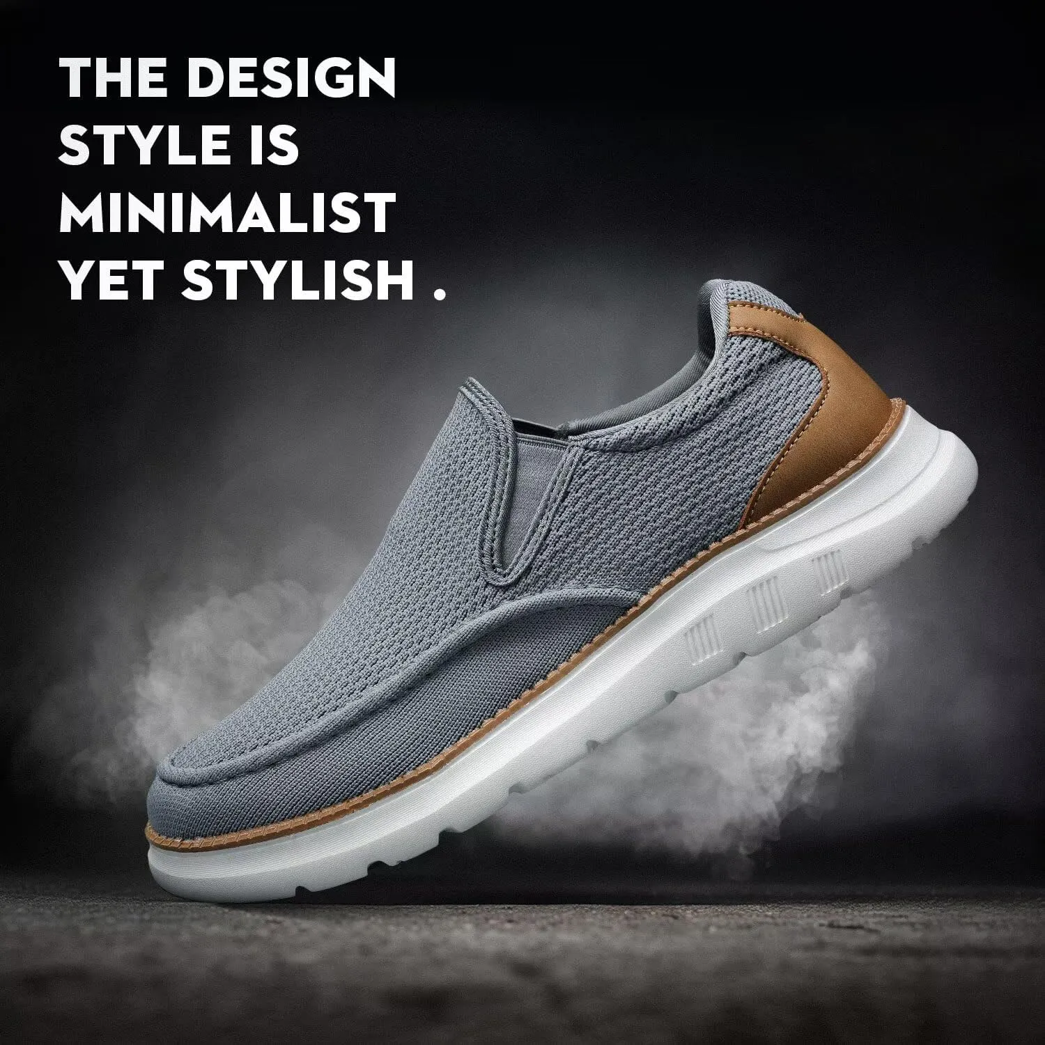 Mens Loafers Slip On Boat Shoes Casual Walking Dress Sneakers Mesh Business Oxfords Work Lightweight Soft Sole