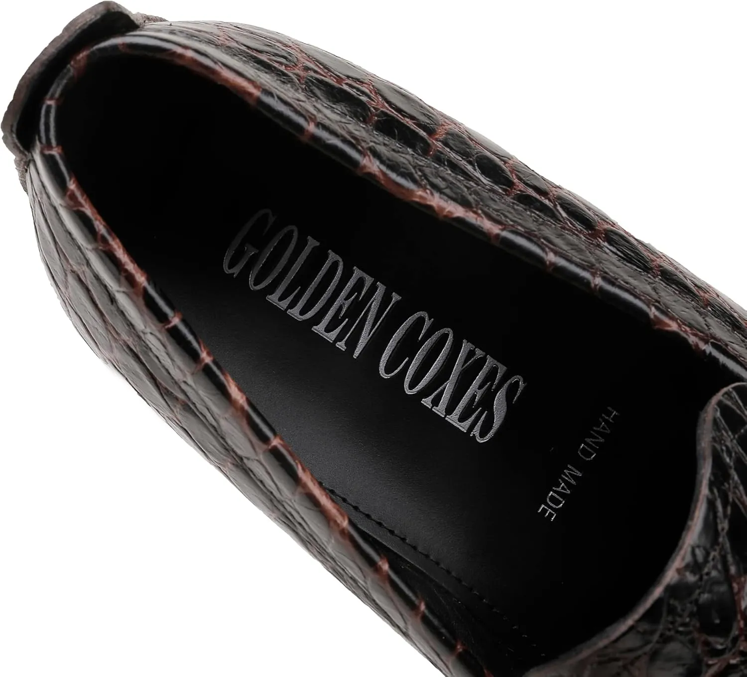 Mens Luxury Leather Penny Loafer, Fashion Comfort Dress Shoes Classical Handmade Slip on Loafer Shoes for Men