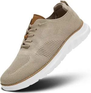 Mens Oxfords Casual Fashion Slip on Shoes Dress Business Sneakers Mesh Work Comfortable Lightweight Soft Sole