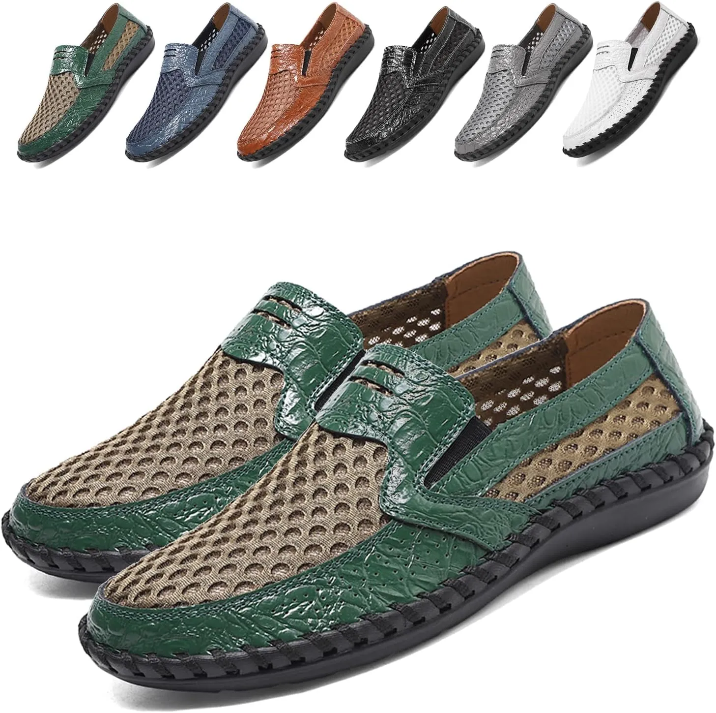 Men's Poseidon Slip-On Loafers Water Shoes Casual Walking Shoes