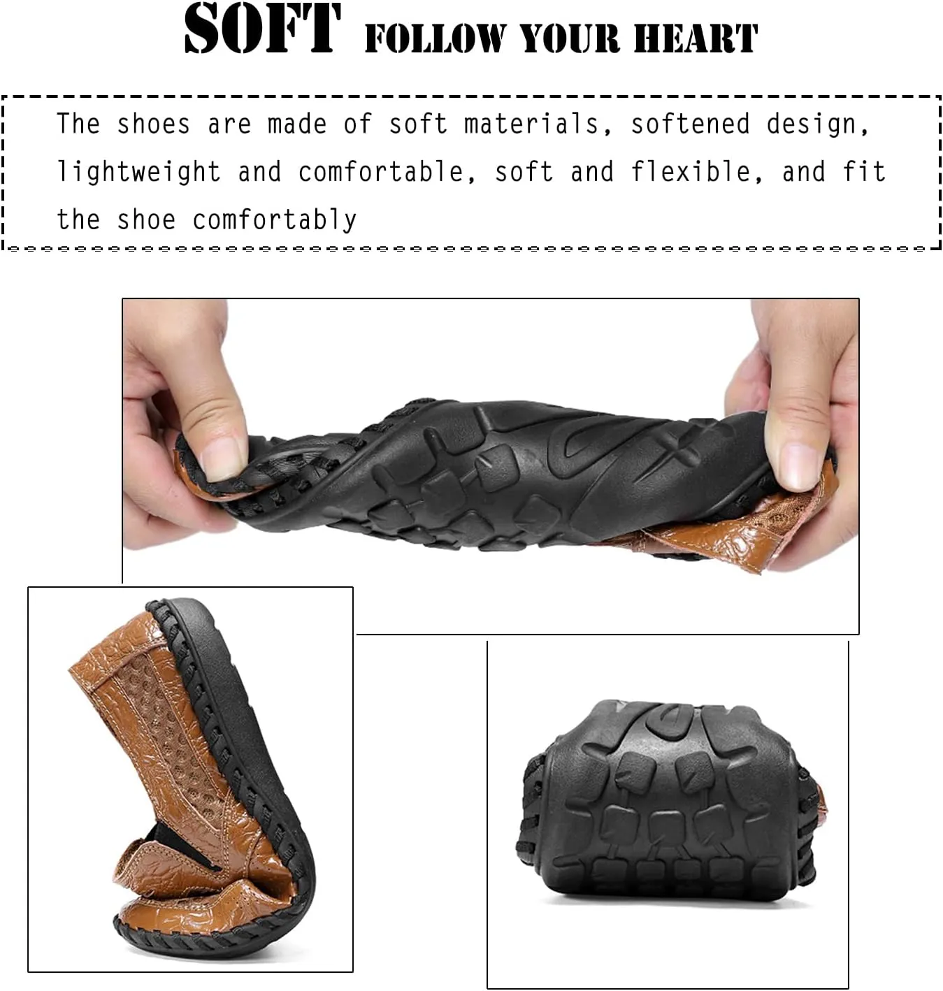 Men's Poseidon Slip-On Loafers Water Shoes Casual Walking Shoes