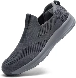 Men's Running Shoes Casual Slip on Walking Tennis Gym Sneakers Lightweight Breathable Mesh Workout Sports Soft Sole
