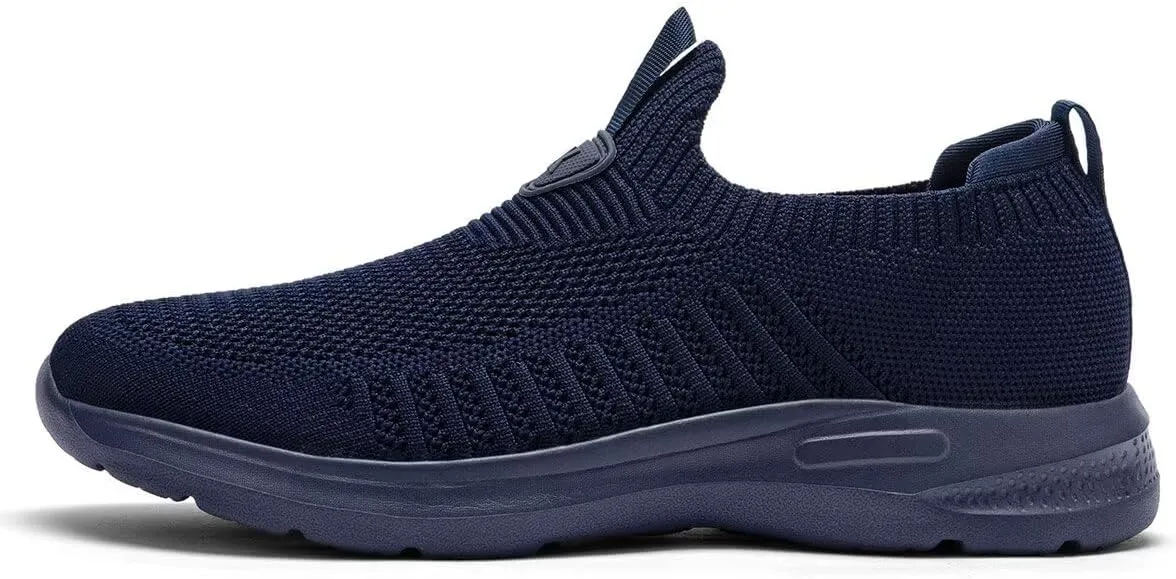 Men's Running Shoes Casual Slip on Walking Tennis Gym Sneakers Lightweight Breathable Mesh Workout Sports Soft Sole