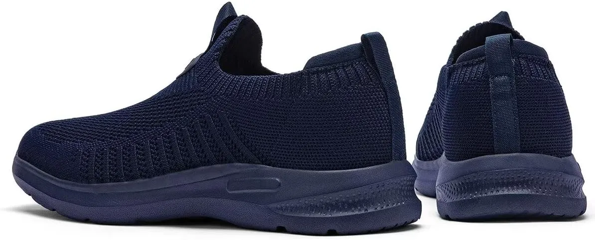 Men's Running Shoes Casual Slip on Walking Tennis Gym Sneakers Lightweight Breathable Mesh Workout Sports Soft Sole