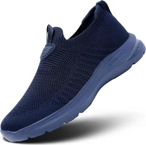 Men's Running Shoes Casual Slip on Walking Tennis Gym Sneakers Lightweight Breathable Mesh Workout Sports Soft Sole