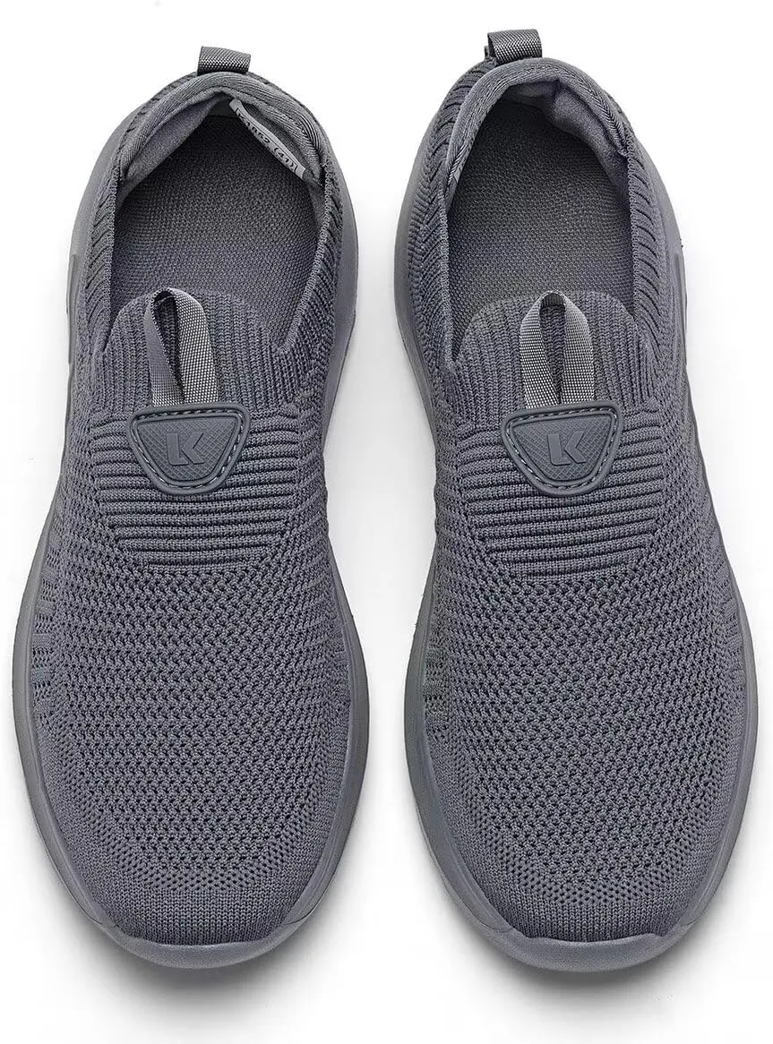 Men's Running Shoes Casual Slip on Walking Tennis Gym Sneakers Lightweight Breathable Mesh Workout Sports Soft Sole