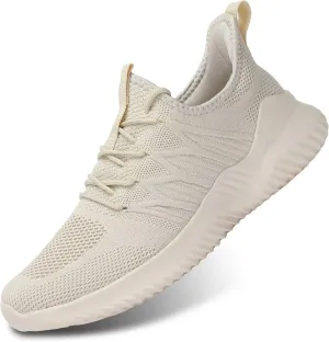 Mens Running Shoes Slip-on Walking Sneakers Lightweight Breathable Casual Soft Sole Trainers