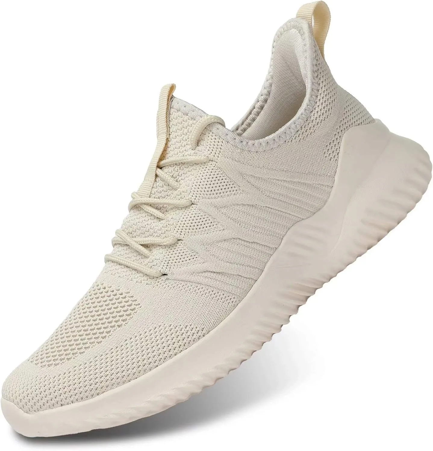 Mens Running Shoes Slip-on Walking Sneakers Lightweight Breathable Casual Soft Sole Trainers