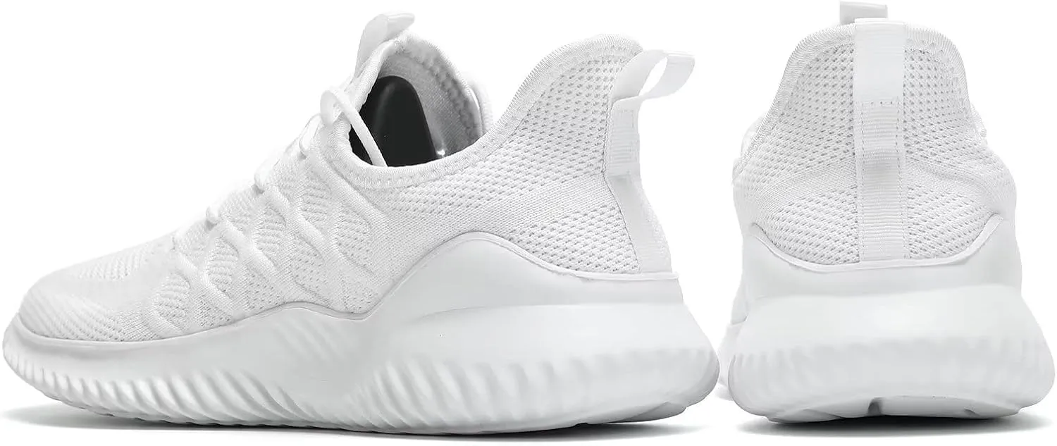 Mens Running Shoes Slip-on Walking Tennis Sneakers Lightweight Breathable Casual Soft Sole Mesh Workout Sports Shoes