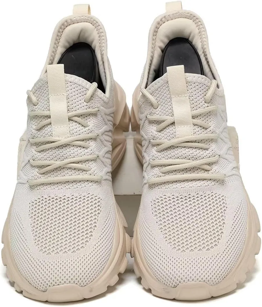 Mens Running Shoes Slip-on Walking Tennis Sneakers Lightweight Breathable Casual Soft Sole Mesh Workout Sports Shoes