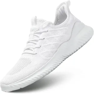 Mens Running Shoes Slip-on Walking Tennis Sneakers Lightweight Breathable Casual Soft Sole Mesh Workout Sports Shoes