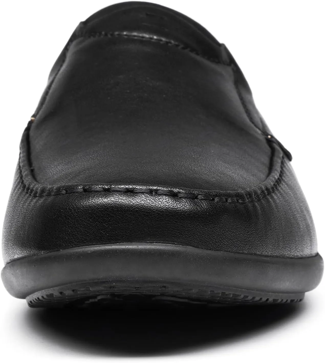 Men’s Slip-On Loafers Handmade Leather Slippers Breathable Comfortable Soft Hand Stitched no-heel Casual Shoes For Men