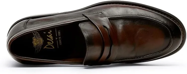 Men’s Slip-On Oxfords, Leather Dress Shoes for Business